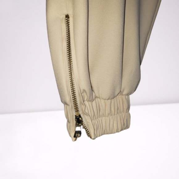 ZARA Ivory Dressy Jogger Pants - Picture 4 of 4